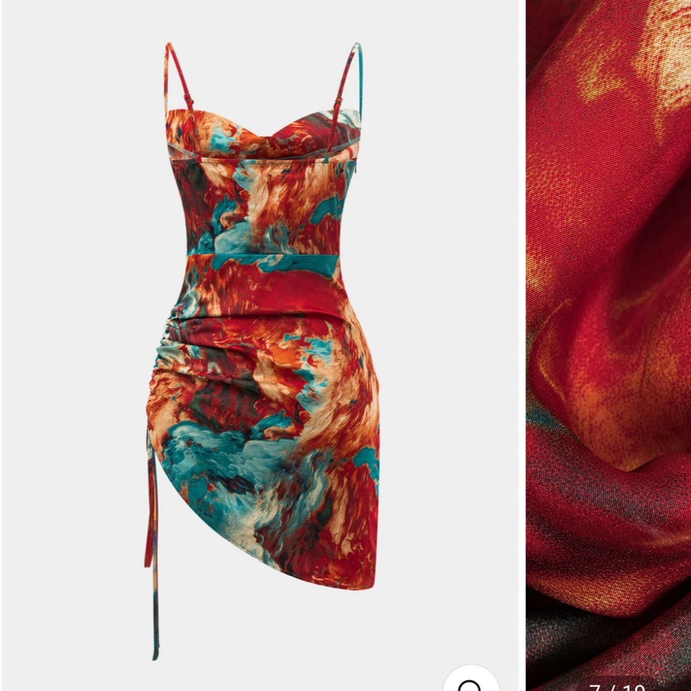 Micas Vibrant Multicolor Mini Dress - Picture 2 of 5